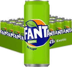 Fanta exotic zero sugar tray 24 x 33 cl