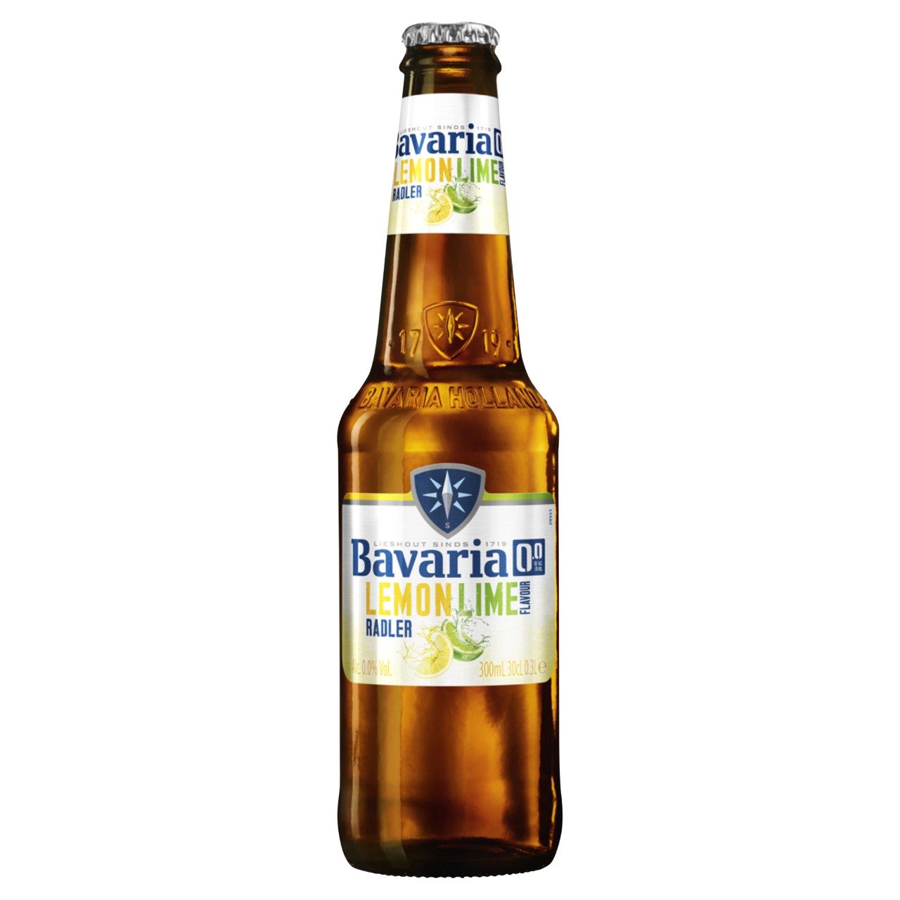 Bavaria bier radler lemon lime 0% krat 24 x 30 cl