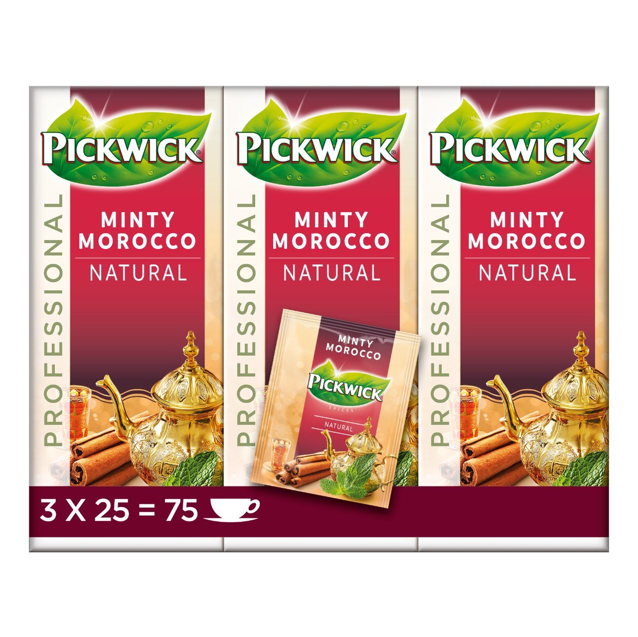 Pickwick minty morocco thee 2 gram 3 x 25 zakjes