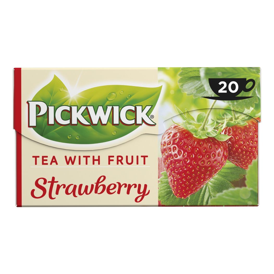 Pickwick aardbei thee 2 gram 20 zakjes