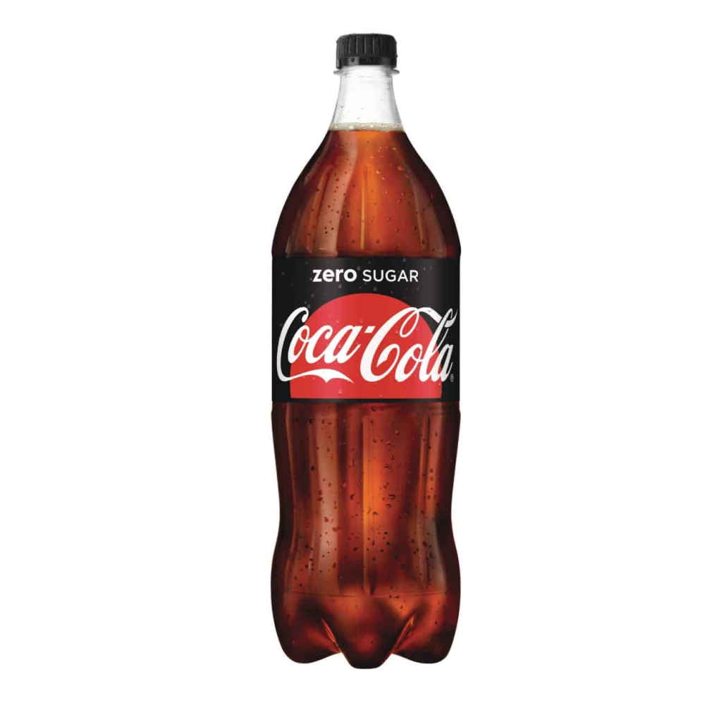 Coca cola zero fles 1 liter