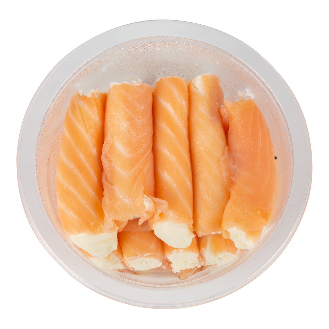 Tapas zalmrolletjes met roomkaas bakje 160 gram