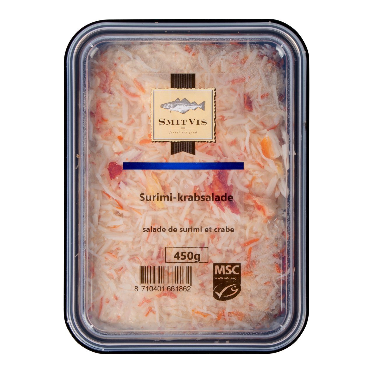 Smitvis krab/surimi salade bak 450 gram