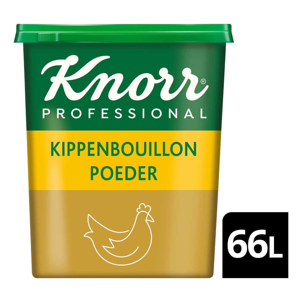 Knorr kippenbouillon poeder 1-2-3 bus 1 kilo