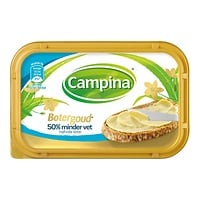 Campina botergoud roomboter per kuip 225 gram