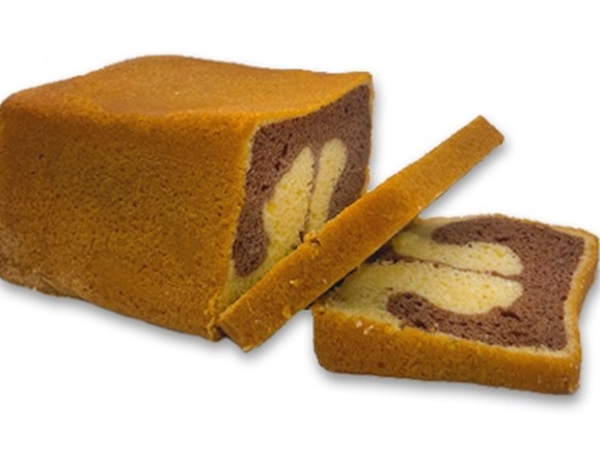 Bakker chocolade marmer cake per stuk