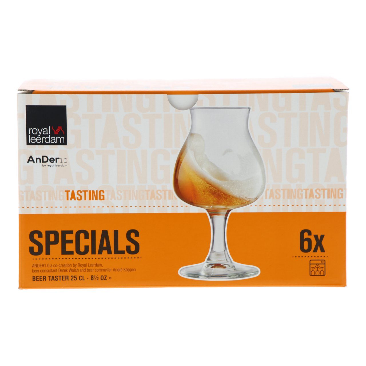 Royal Leerdam Speciaal Bierglazen 25 cl  6 stuks