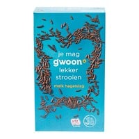 G'woon hagelslag melk pak 400 gram