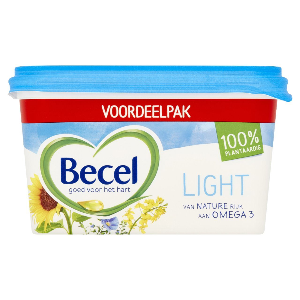 Becel boter light 8x kuip x 600 gram
