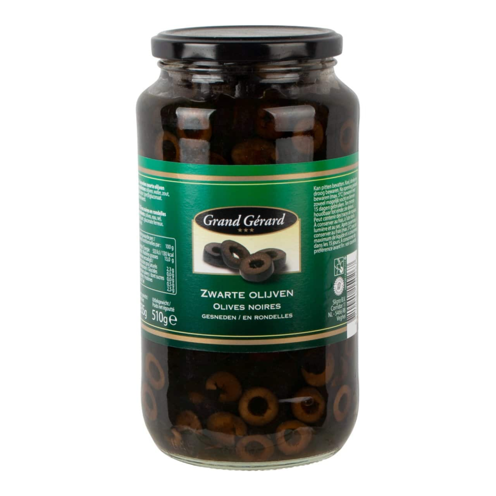 Grand Gerard olijven zwart gesneden 935 ml