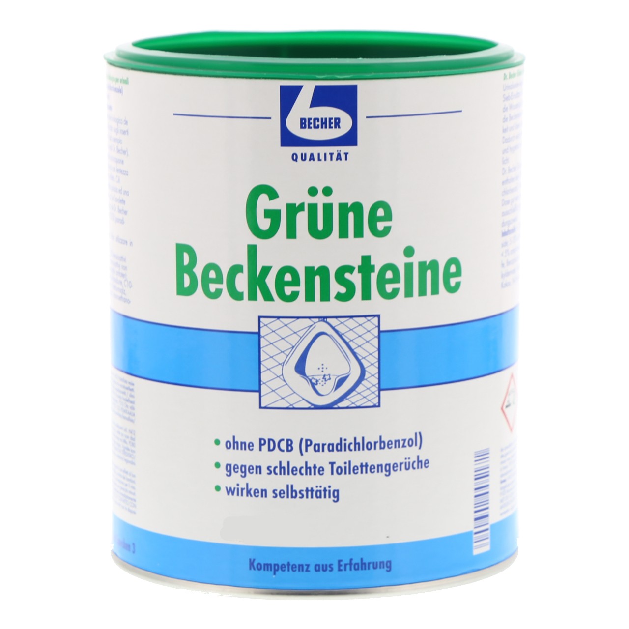 Dr. Becher groene beckensteine urinoirblokjes 35 stuks