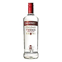 Smirnoff vodka fles 1 liter