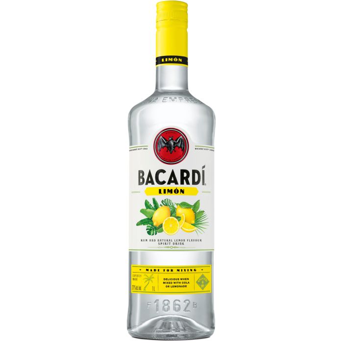 Bacardi limon fles 1 liter