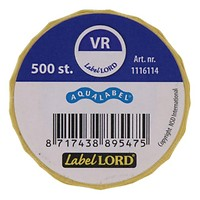 Aqualabel haccp vrijdag stickers rol 500 stuks