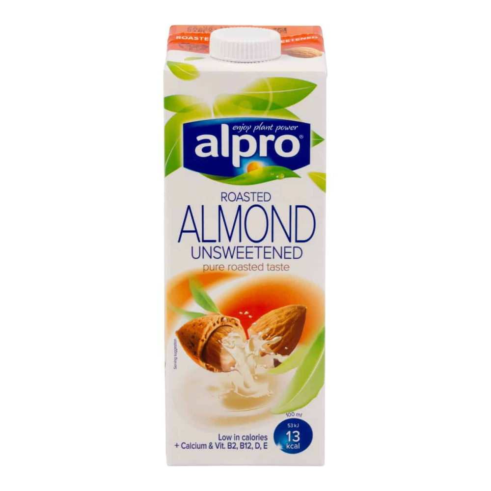 Alpro amandeldrink ongezoet vegan-lactosevrij 4 pakken x 1 liter