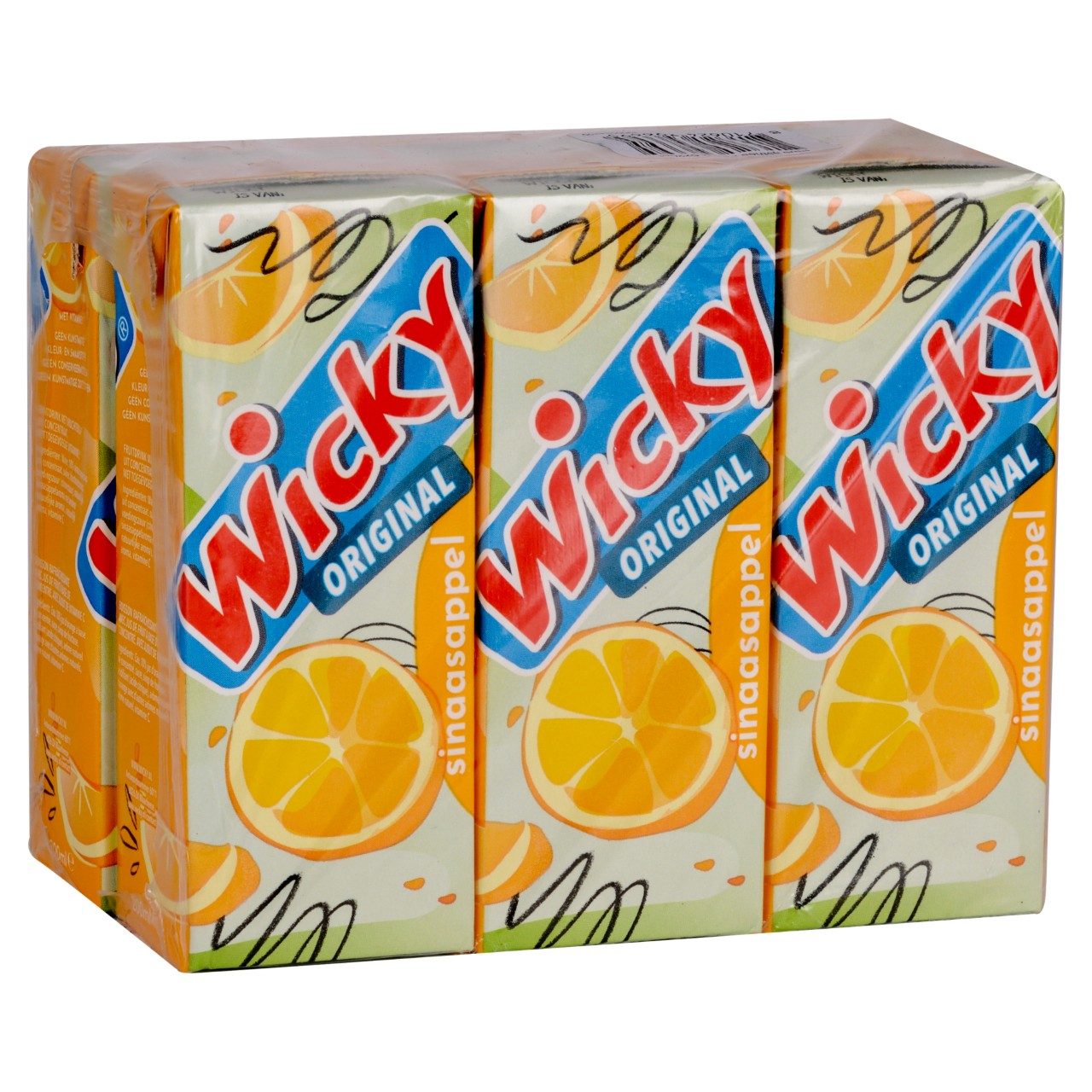 Wicky fruitdrink sinas 6 x 20 cl