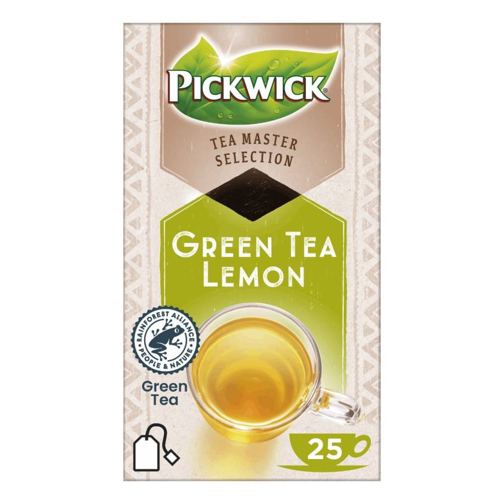 Pickwick master selection green lemon thee 1 x 25 x 1,5 gram