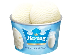 Hertog roomijs bekers 24 x 100 ml