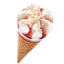 Ola cornetto aardbeien 24  x 125 ml