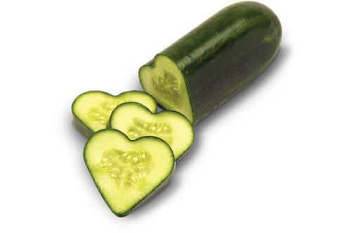 Mini Hartvormige komkommer per 2 stuks