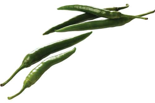 Groene pepers 100 gram