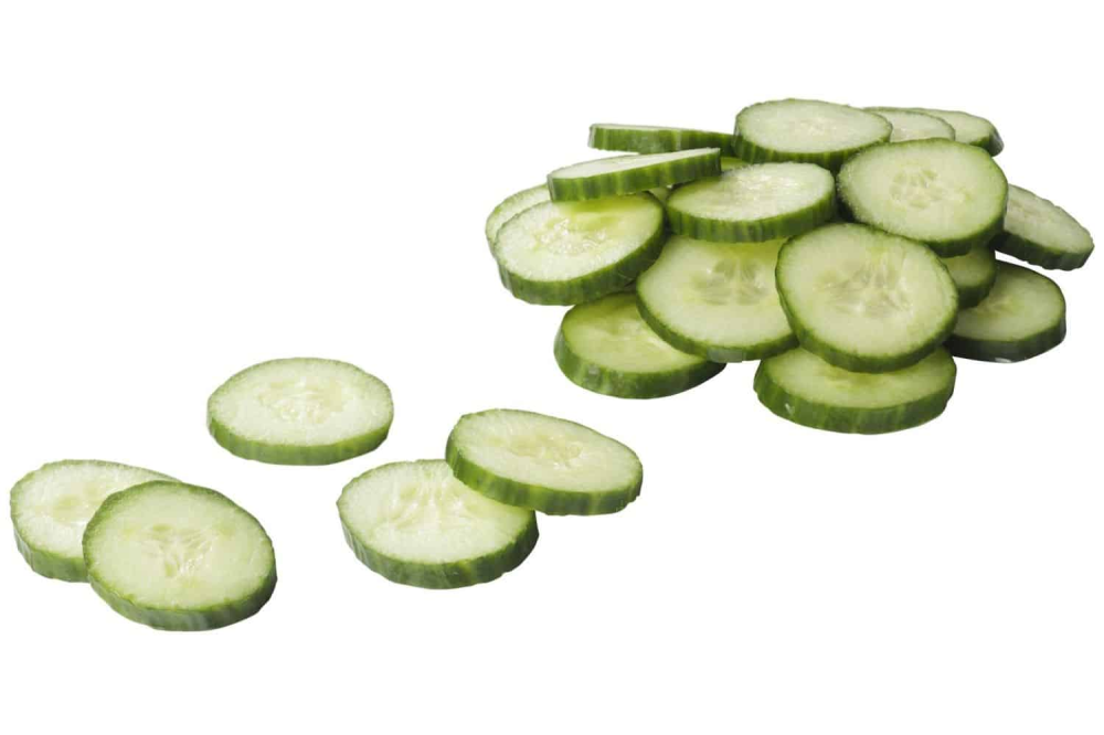 Komkommer schijf 4 mm bak 1 kilo