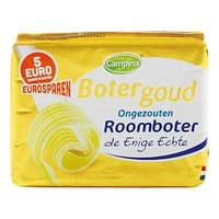 Campina roomboter ongezouten pakje 250 gram