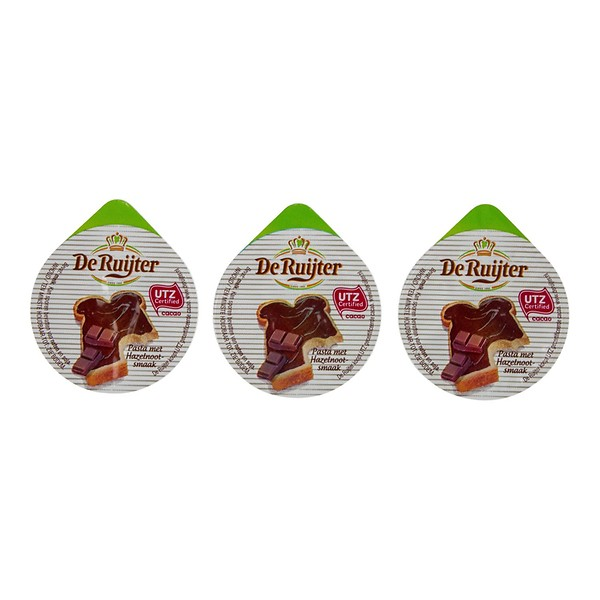 Ruijter pasta met hazelnootsmaak doos 200 stuks x 15 gram