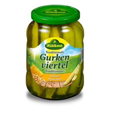 Kuhne augurken viertel pot 720 ml