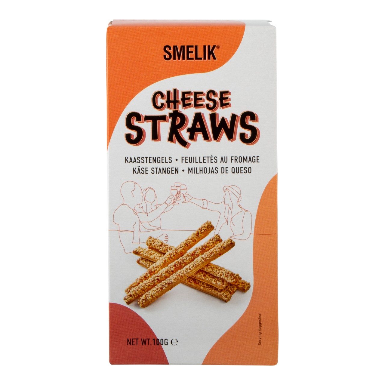 Smelik kaasstengels 5 x 100 gram