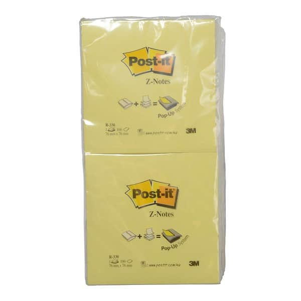 Post-it memo geel 102 x 76  12 stuks