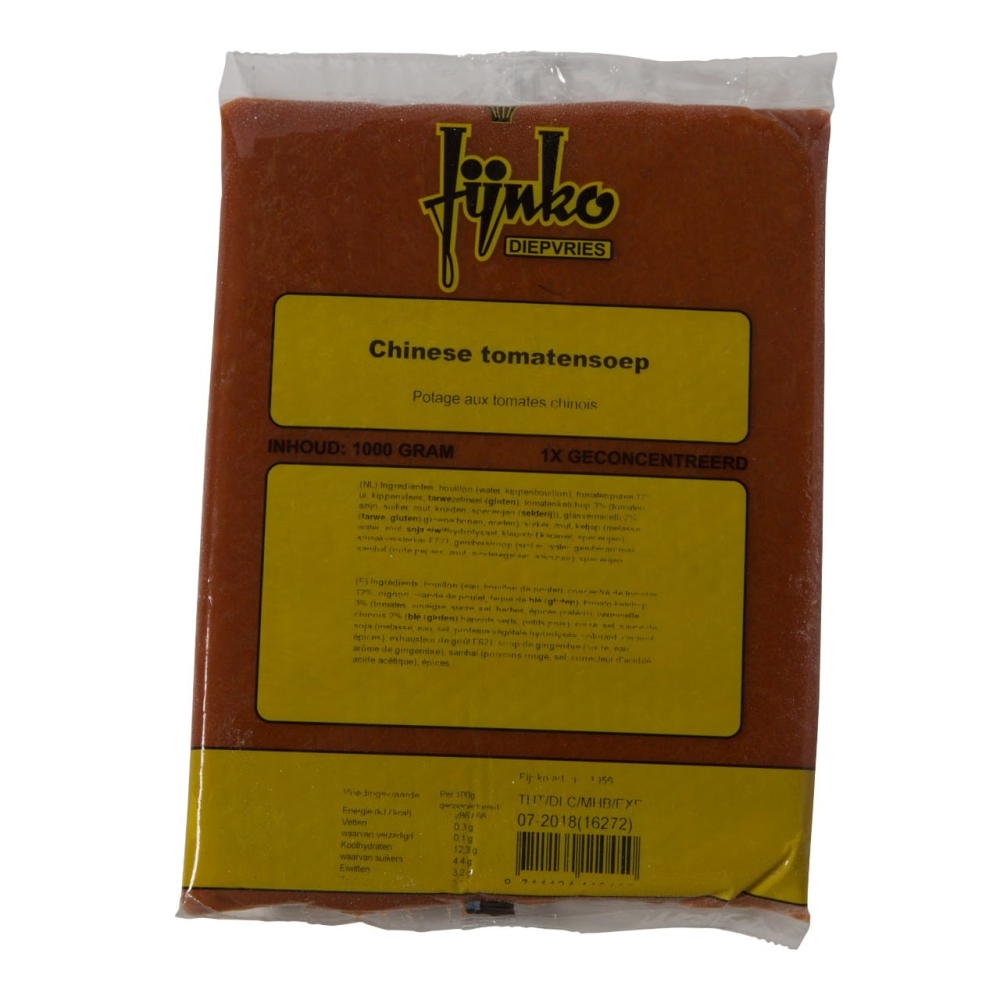 Fijnko chinese tomatensoep pak 1 liter