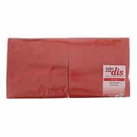 Take dis servetten rood 2 laags 33 x 33 cm 125 stuks