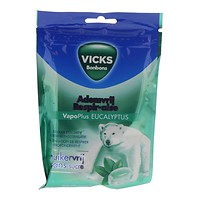 Vicks keelpastilles ademvrij eucalyptus suikervrij 20 zakjes