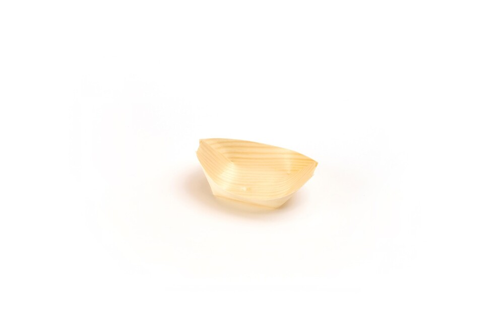 Sier houten bootje 85 x 55 mm pak 100 stuks