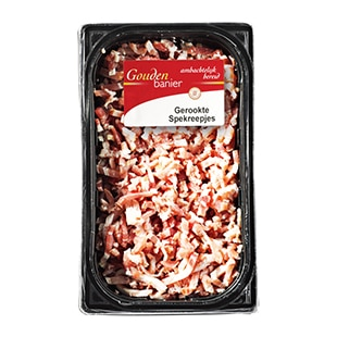 Gouden Banier spekreepjes gerookt 1 kilo