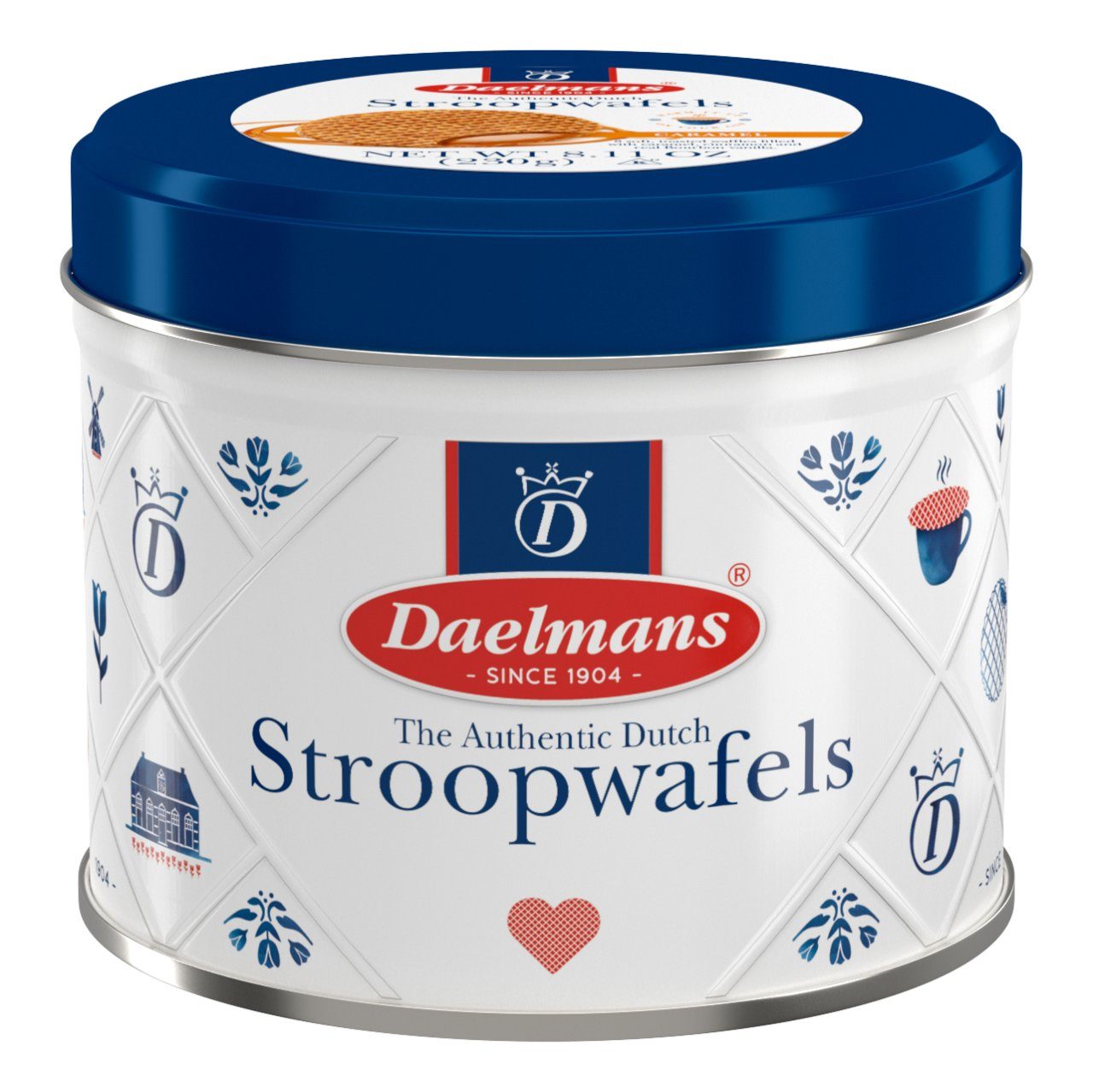 Daelmans stroopwafel in blik 230 gram