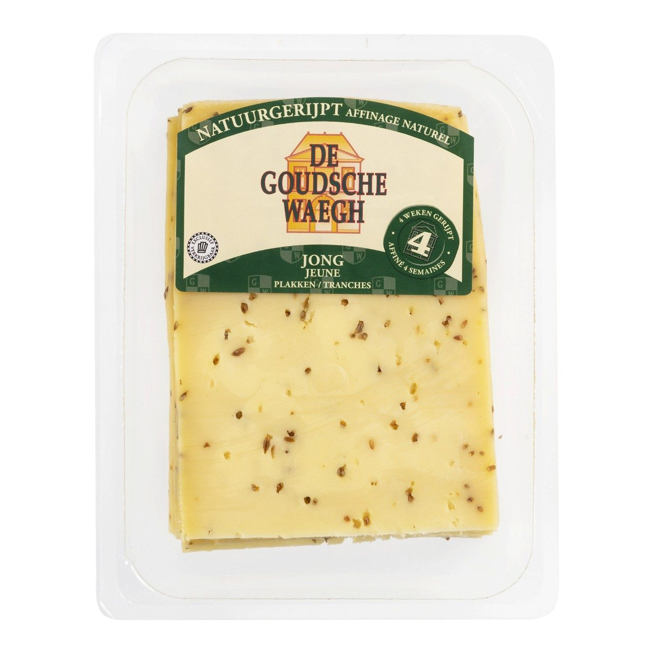 Goudsche Waegh gesneden komijnen kaas pak 400 gram