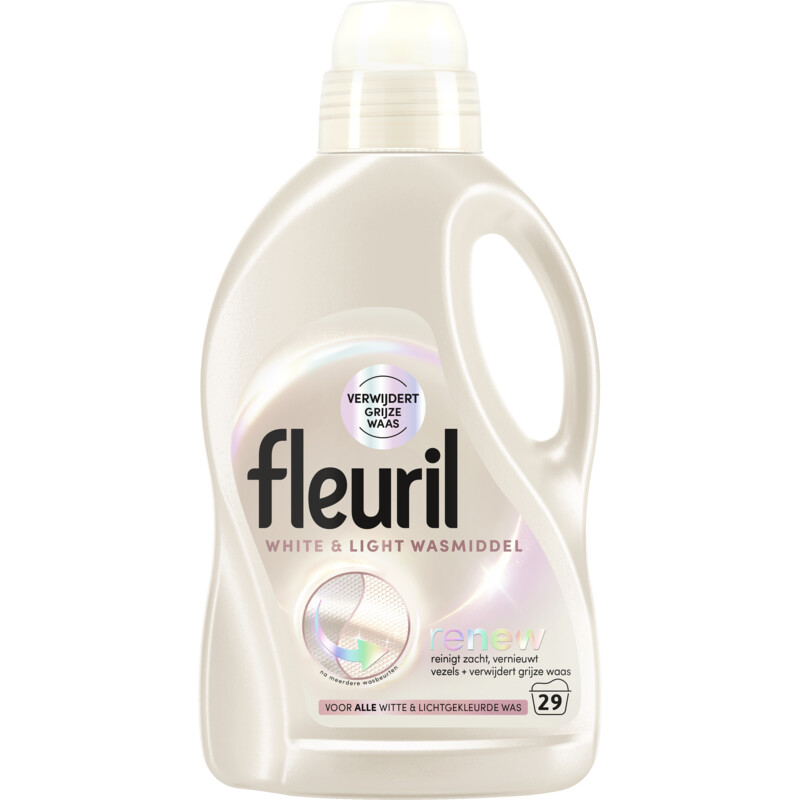 Fleuril wasmiddel White & Light fles 1,3 liter