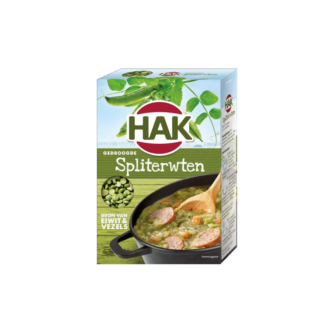 Hak spliterwten 12 pakjes x 500 gram