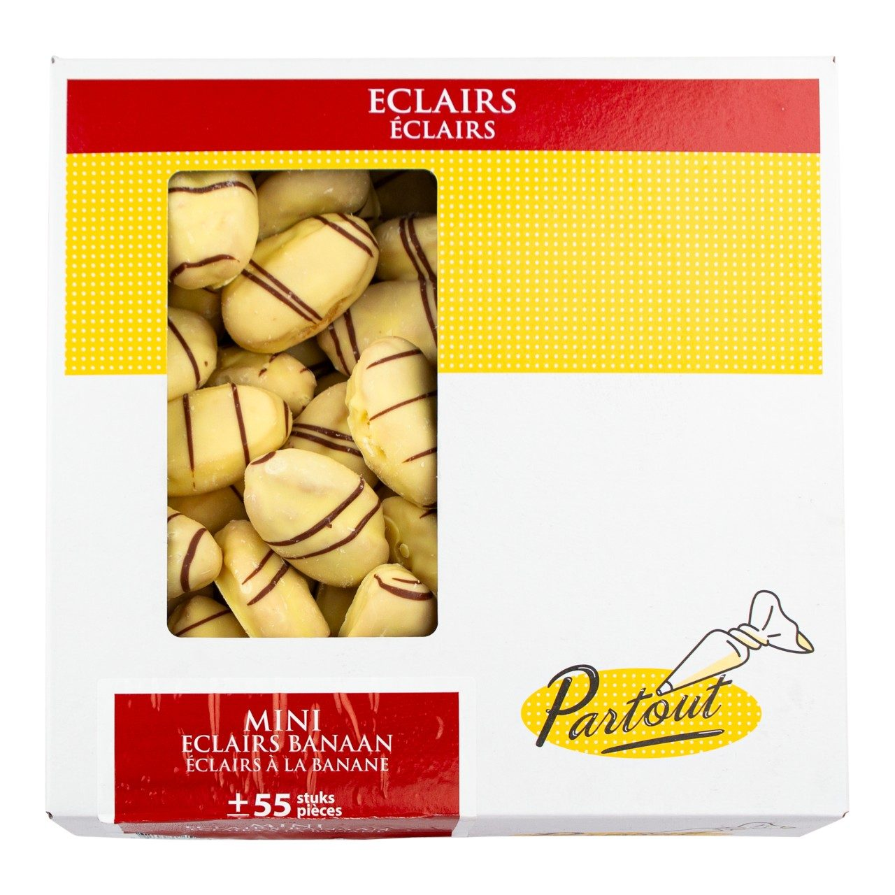 Partout mini banaan eclairs 31 stuks