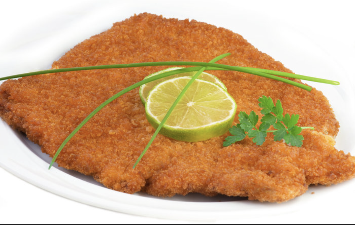 Enkco varkens schnitzel gepaneerd doos 30 stuks x 125 gram