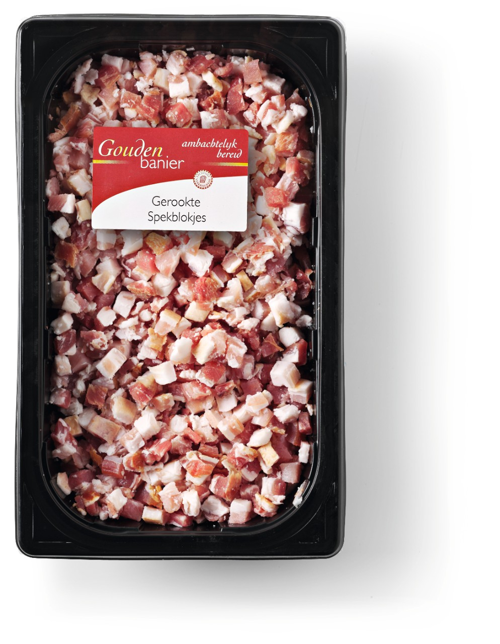 Gouden Banier spekblokjes gerookt 250 gram