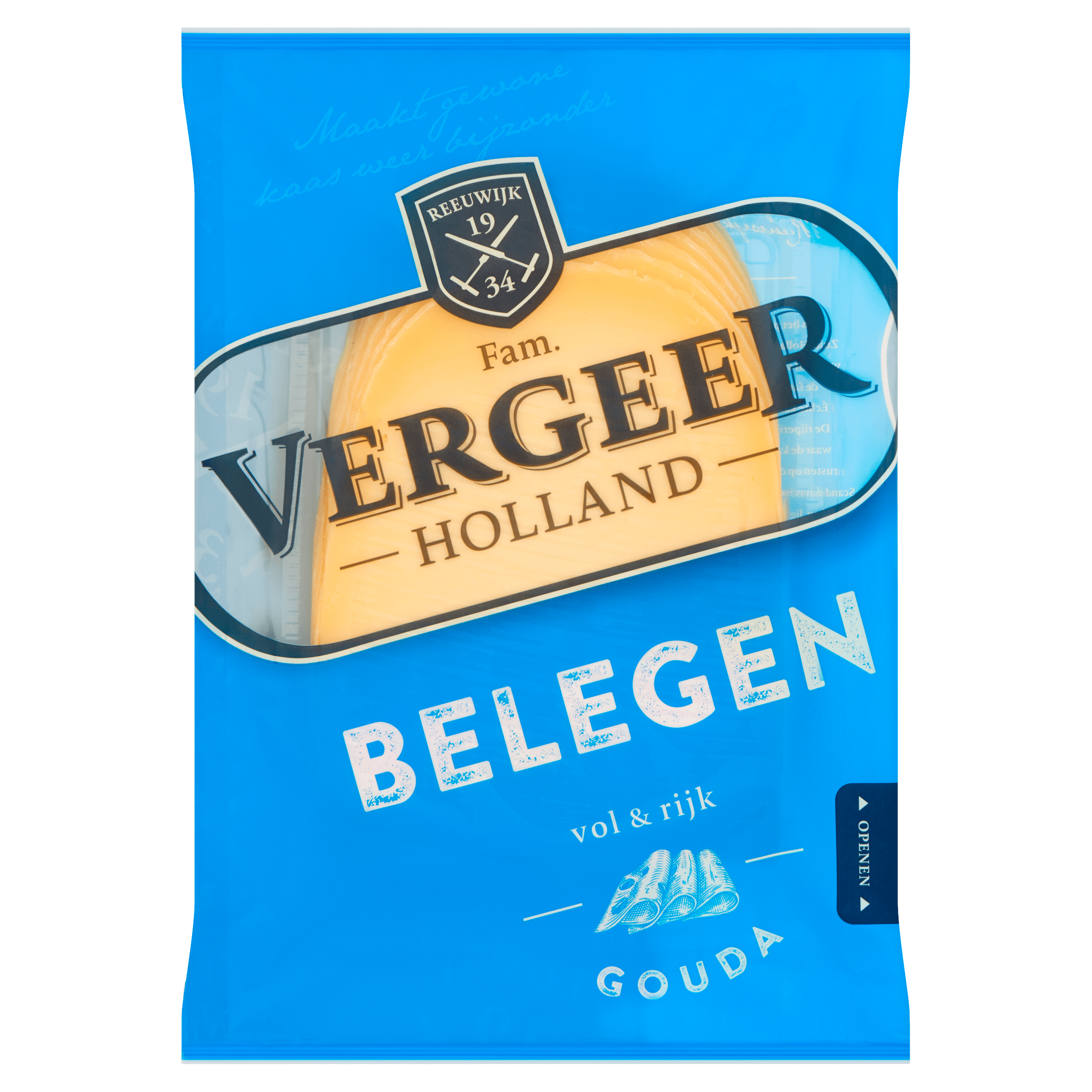 Vergeer belegen kaas gesneden 200 gram