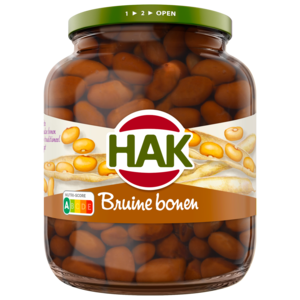 Hak bruine bonen 12 potten x 720 ml