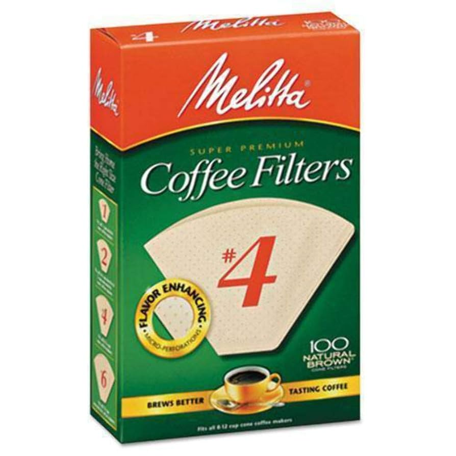 Melitta filters nummer 4  4 pakjes x 100 stuks