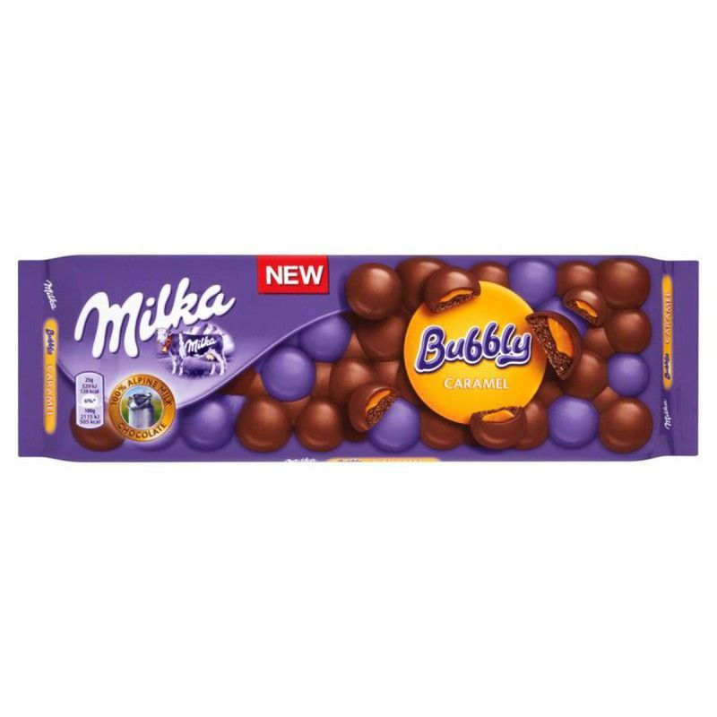 Milka bubbly caramel 12 x 44 gram