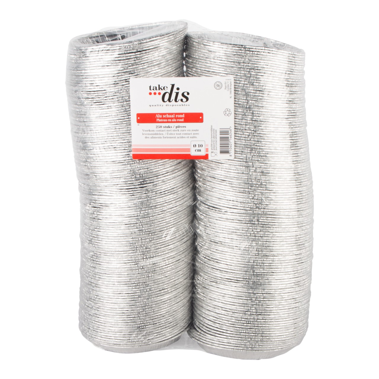Take dis schaal rond 10 cm 250 stuks