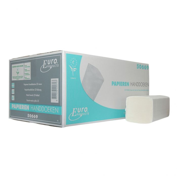 Euro handdoek Z vouw 21 x 24 cm 3200 stuks