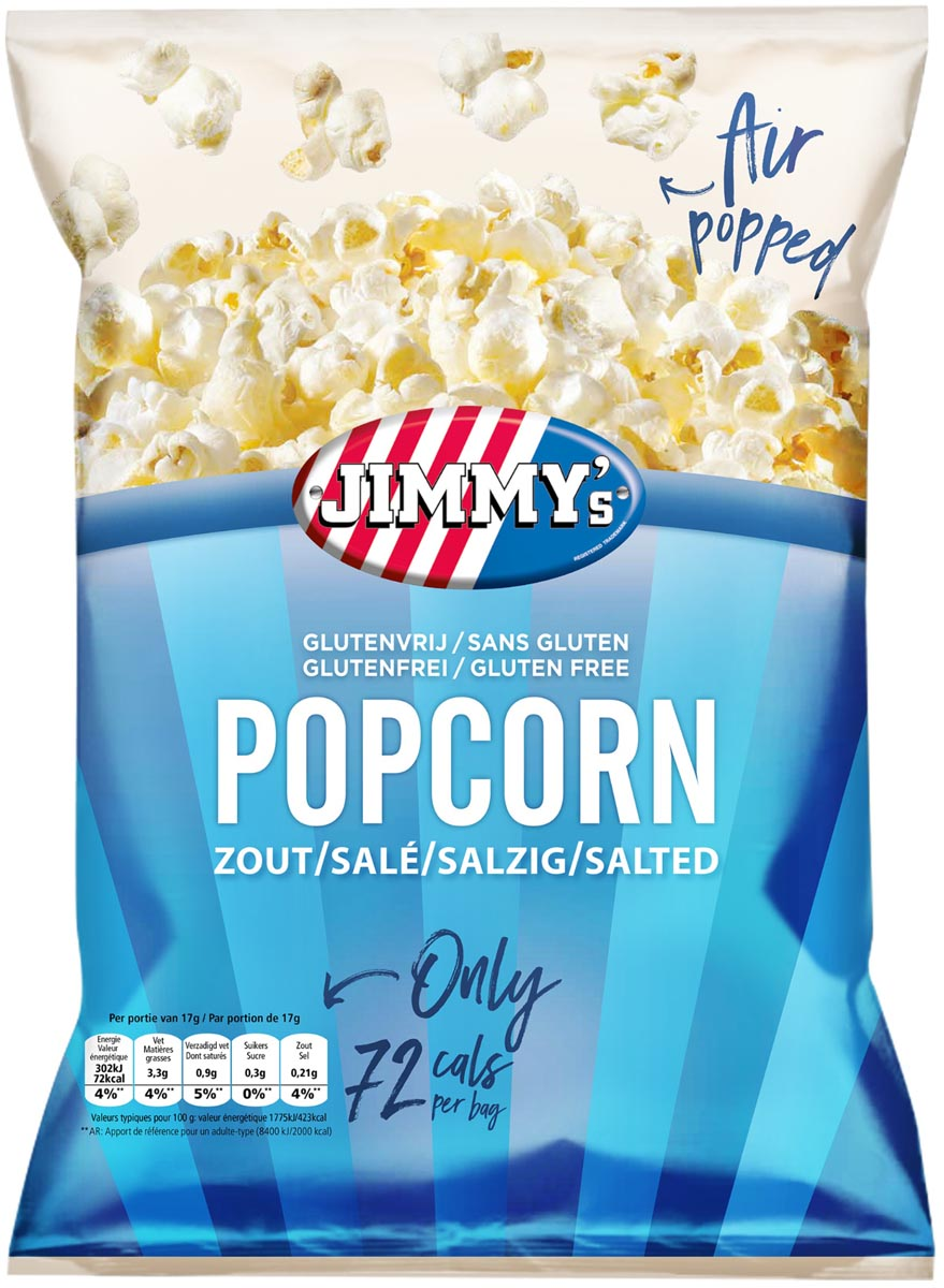 Popcorn zout per zak